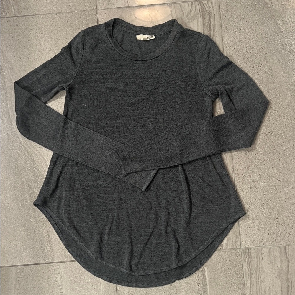 Wilfred Blue/Gray Long Sleeve Top